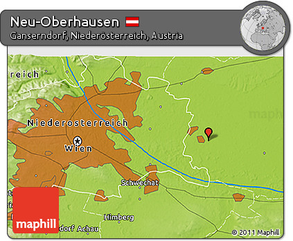 Physical 3D Map of Neu-Oberhausen