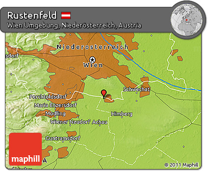 Physical 3D Map of Rustenfeld