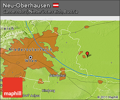 Physical 3D Map of Neu-Oberhausen