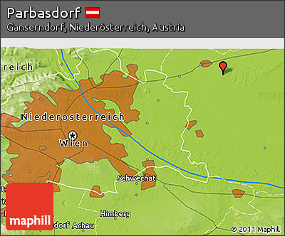 Physical 3D Map of Parbasdorf