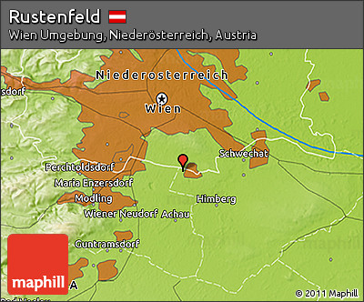 Physical 3D Map of Rustenfeld