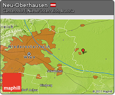 Physical 3D Map of Neu-Oberhausen