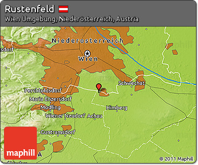 Physical 3D Map of Rustenfeld