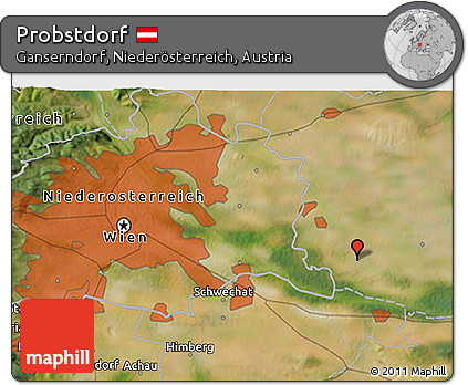 Satellite 3D Map of Probstdorf