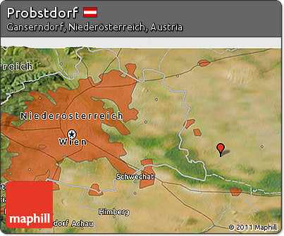 Satellite 3D Map of Probstdorf
