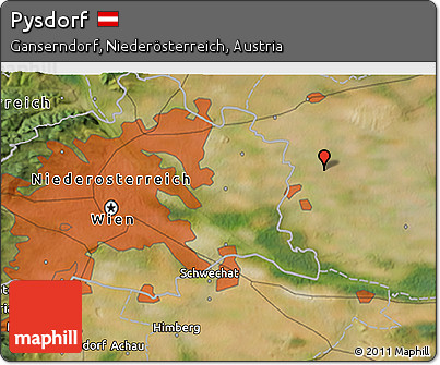 Satellite 3D Map of Pysdorf