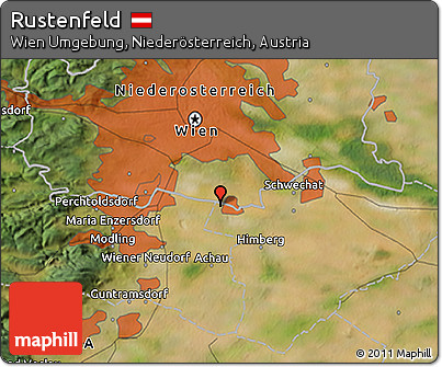 Satellite 3D Map of Rustenfeld