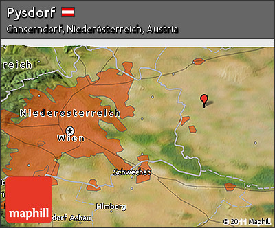 Satellite 3D Map of Pysdorf
