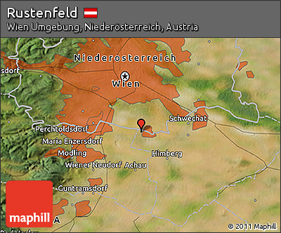 Satellite 3D Map of Rustenfeld