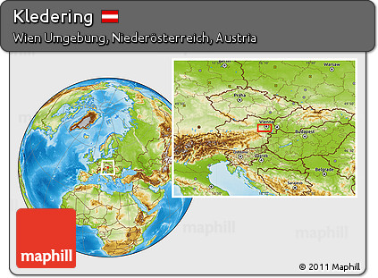 Physical Location Map of Kledering