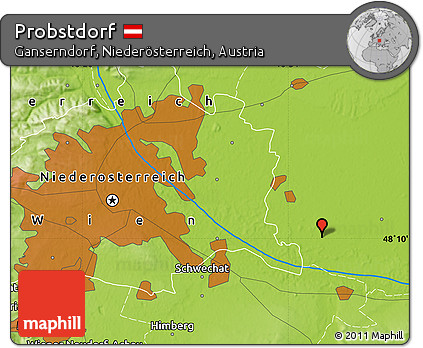 Physical Map of Probstdorf