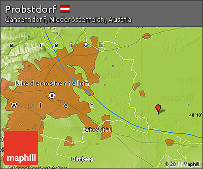Physical Map of Probstdorf