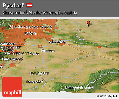 Satellite Panoramic Map of Pysdorf