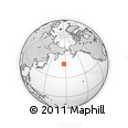 Outline Map of the Area around 48° 5' 50" N, 176° 52' 30" E, rectangular outline