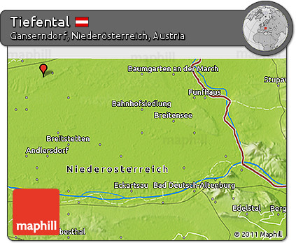 Physical 3D Map of Tiefental