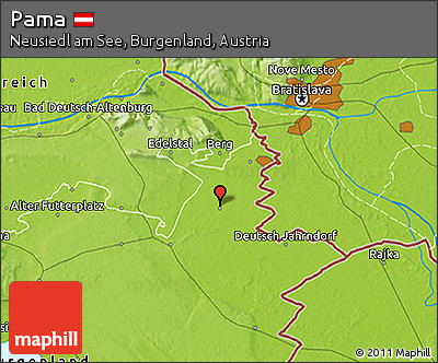 Physical 3D Map of Pama