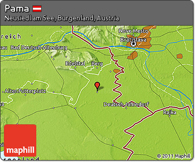 Physical 3D Map of Pama