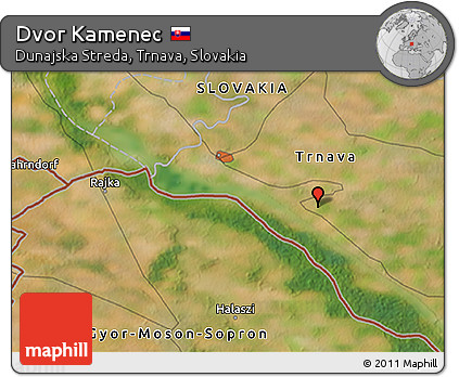 Satellite 3D Map of Dvor Kamenec