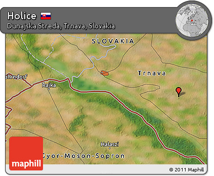 Satellite 3D Map of Holice