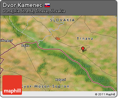 Satellite 3D Map of Dvor Kamenec