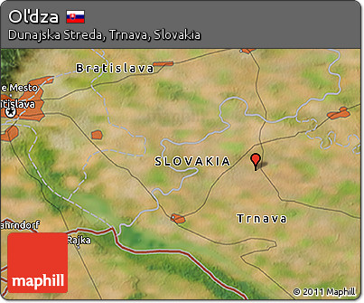 Satellite 3D Map of Oľdza