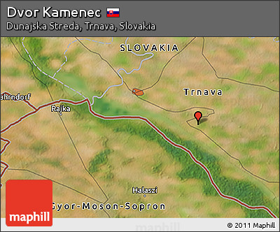 Satellite 3D Map of Dvor Kamenec