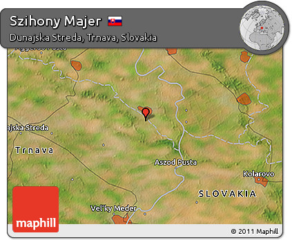 Satellite 3D Map of Szihony Majer