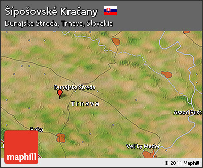 Satellite 3D Map of Šípošovské Kračany