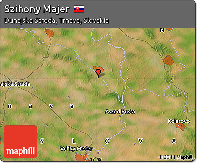 Satellite Map of Szihony Majer