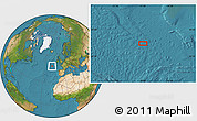 Satellite Location Map of the area around 48° 5' 50" N, 17° 46' 29" W