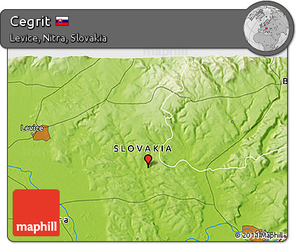 Physical 3D Map of Cegrit