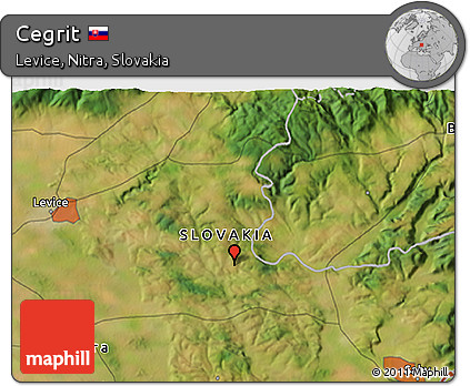 Satellite 3D Map of Cegrit