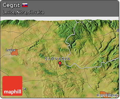 Satellite 3D Map of Cegrit