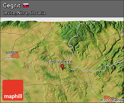 Satellite 3D Map of Cegrit