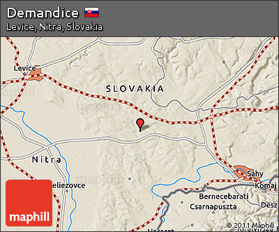 Shaded Relief 3D Map of Demandice