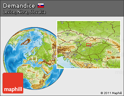 Physical Location Map of Demandice