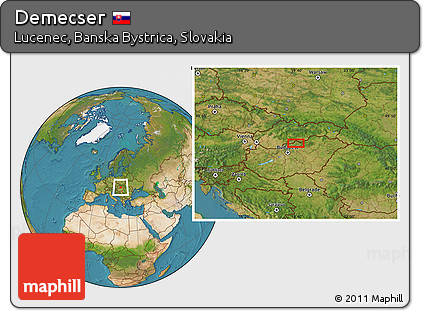 Satellite Location Map of Demecser