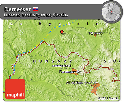 Physical Map of Demecser
