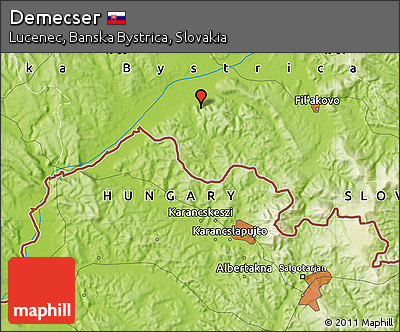 Physical Map of Demecser