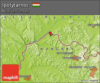 Physical Map of Ipolytarnóc