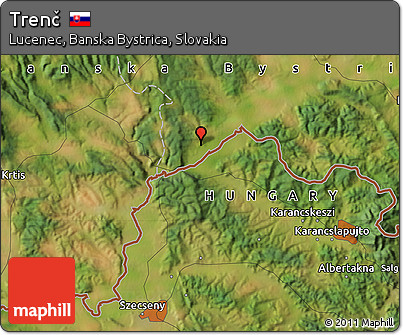 Satellite Map of Trenč
