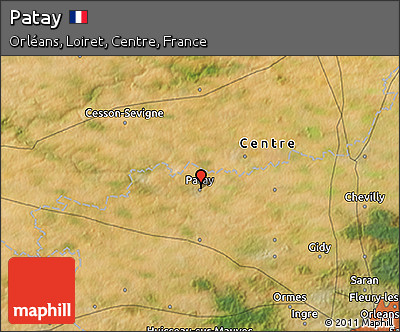 Satellite 3D Map of Patay