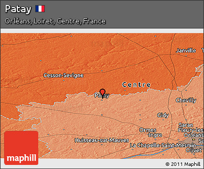 Political Panoramic Map of Patay
