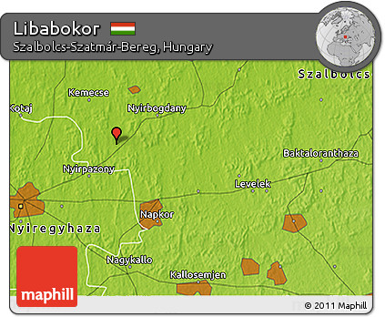 Physical 3D Map of Libabokor