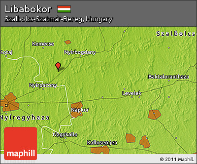 Physical 3D Map of Libabokor