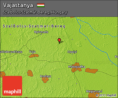 Physical 3D Map of Vajastanya