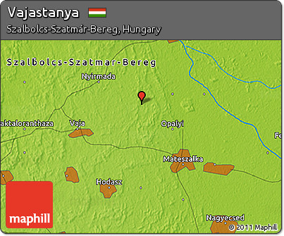 Physical 3D Map of Vajastanya