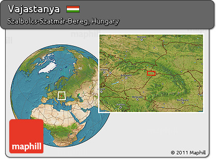 Satellite Location Map of Vajastanya