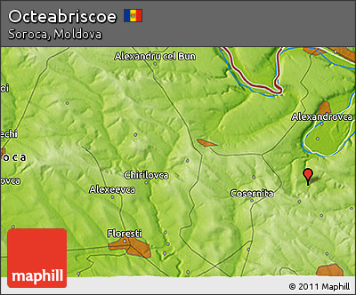 Physical 3D Map of Octeabriscoe