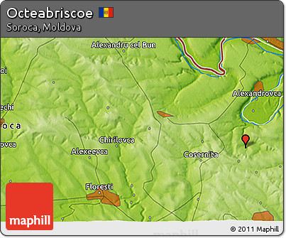Physical 3D Map of Octeabriscoe
